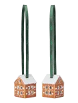 K&auml;hler - Gingerbread Christmas Ornament Brown 2 Pcs. - J&otilde;ulukuulid ja kuuseehted - 5 CM