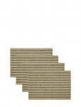 House Doctor - D&aelig;kkeserviet, Hdfica, Sort;Natural - Lauamatid - 46X35X0CM