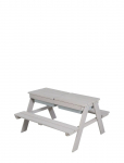 ROBA - Children's Solid Wood Picnic Table With Sand Tub - Lauad - ONE SIZE