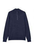Mads N&oslash;rgaard - Urban Chase Half Zip Knit - Poolpika lukuga džemprid - XXL