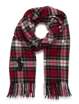Polo Ralph Lauren - Beaded Big Pony Plaid Wool Scarf - Talvised sallid - ONE SIZE
