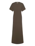 Weekday - Gathered Short-Sleeved Maxi Dress - Maksikleidid - XS