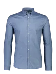 Lindbergh - Yarn Dyed Oxford Superflex Shirt L/S - Oxfordi s&auml;rgid - XXL