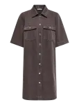 ONLY - Onlbelle-Silla S/S Button Dress Pnt - L&uuml;hikesed kleidid - S