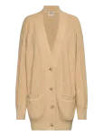 Monki - Oversized V-Neck Cotton Knit Cardigan - Kardiganid - M