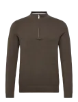 Lindbergh - Structure Zip Neck Knit - Poolpika lukuga džemprid - L