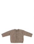 Smallstuff - Cardigan, Ao Elephants, Merino Wool, Brown - Kardiganid - 92/98