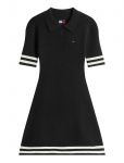 Tommy Jeans - Tjw F&F Sweater Polo Mini Dress - L&uuml;hikesed kleidid - M