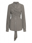 Hope - Twisty Shirt Soft Grey Check-38 - Pikkade varrukatega - 42