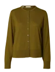 Selected - Slwthea Ls Knit Merino Cardigan Noos - Kardiganid - XS