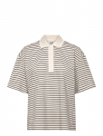 Monki - Short-Sleeved Polo T-Shirt - Polod - XL