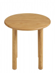 House Nordic - Edda - Side Table, Oak, Natural, &Oslash;40X40Cm - Kohvilauad - 40X40X40CM