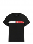 Tommy Jeans - Tjm Reg Signature Stripe T Ext - L&uuml;hikeste varrukatega - S