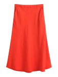 GANT - Flared Linen Blend Skirt - P&otilde;lveni ja midiseelikud - 44