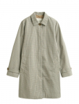 Gant - Checked Cotton Blend Car Coat - Kerged mantlid - XL