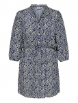 ONLY Carmakoma - Carastina 3/4 V-Neck Abk Dress Wvn Zl - L&uuml;hikesed kleidid - 46