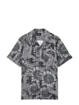 Mads N&oslash;rgaard - Cotton Linen Kenji Aop Shirt Ss - Vabaaja s&auml;rgid - S