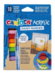 Carioca - Carioca Acrylic Color Pencils 10-Pack - 950130 - V&auml;rvid - ONE SIZE
