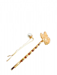 Pipol's Bazaar - Somber Hair Pin Pink 2 Pcs - Juukseklambrid - ONE SIZE