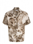 Jack & Jones - Jjejeff Resort Aop Shirt S/S Ln - Vabaaja s&auml;rgid - XXL