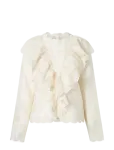 Malina - Sansa Ruffled Lace Blouse - Pikkade varrukatega - 38