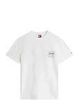 Tommy Jeans - Tjm Reg Sign Flag Ss Tee Ext - L&uuml;hikeste varrukatega - M