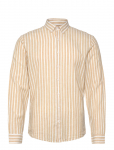 Lindbergh - Wide Striped Cotton/Linen Shirt L/S - Vabaaja s&auml;rgid - XL