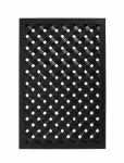 House Doctor - Door Mat, Hdbraid, Black - Uksematid - 60X 40X 1.7CM