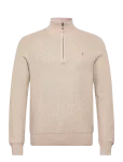 Polo Ralph Lauren - Mesh-Knit Cotton Quarter-Zip Sweater - Poolpika lukuga džemprid - S
