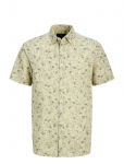 Jack & Jones - Jprblasummer Linen Bl. Print Ss Shirt Ln - L&uuml;hikeste varrukatega s&auml;rgid - XXL