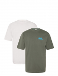 ONLY & SONS - Onsfred Life Rlx Mix Tee 2-Pack - L&uuml;hikeste varrukatega - XL