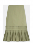 Laagam - Leah Khaki Midi Skirt - P&otilde;lveni ja midiseelikud - L