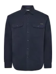 Nudie Jeans - Glenn Padded Shirt Flannel Blueberry - Vabaaja s&auml;rgid - S