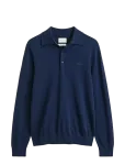 Gant - Extrafine Merino Wool Polo - Pikkade varrukatega kootud polos&auml;rgid - XXL