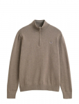 Gant - Cotton Half-Zip Sweater - Half Zip Pullover - L