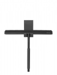 Blomus - Shower Squeegee, Includes Overdoor Hook - 27 X 22 X 3,5 Cm - Modo - Black - Vanniharjad - L 26CM