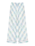 Sleeper - Pastelle Oversized Pants In Blue Plaid - Lai jalg - M