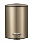Blomus - Pedal Bin - &Oslash; 17 Cmn, 3 L - Tubo - Brass, Metallic Finish - Paberikorvid - L 16.8CM