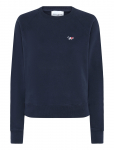 Maison Kitsune - Tricolor Fox Patch Adjusted Sweatshirt - Dressipluusid - XL