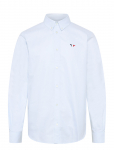 Maison Kitsune - Tricolor Fox Patch Classic Shirt Bd - Vabaaja s&auml;rgid - 41