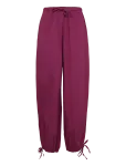Bubbleroom - Tie Detail Cotton Trousers - Lai jalg - S