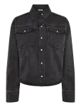 NEUW - Blackout Shacket Washed Black - L&uuml;hikesed teksap&uuml;ksid - S
