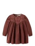Lil'Atelier - Nmfonellas Loose Cord Dress 1146-Hc Lil - Pikkade varrukatega vabaajakleidid - 104