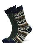 Barbour - Barbour Fair Isle Sock 2 Pack - Tavalised sokid - L