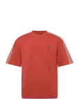 Lyle & Scott - Stripe Taped T-Shirt - L&uuml;hikeste varrukatega - M