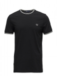 Fred Perry - Twin Tipped T-Shirt - L&uuml;hikeste varrukatega - M