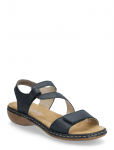 Rieker - Rieker Ladies' Sandals 659C7-16 Blue - Flat - 41
