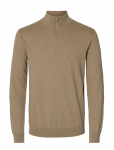 Selected - Slhberg Ls Half Zip Noos - Poolpika lukuga džemprid - XXL