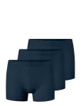 Schiesser - 3-Pack Of Shorts, Dark Blue - 95/5 - Bokserid - L