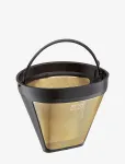Cilio - Permanent Coffee Filter Size 4 In Gold - Coffee Makers - 12.5 CM
